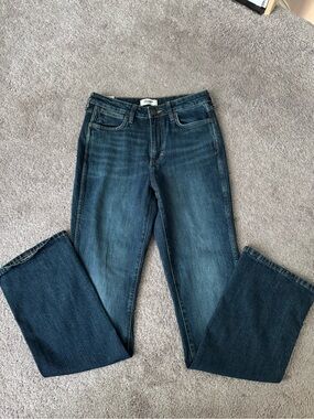NWT Wrangler Retro Dark Blue High Rise Boot Cut Jeans